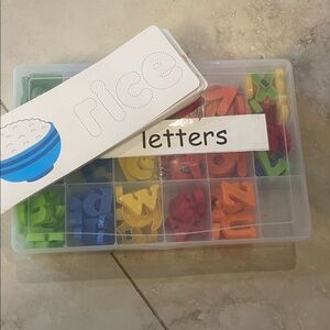 Colorful Alphabet Letters Toy Set